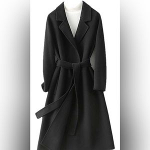 Black dress coat